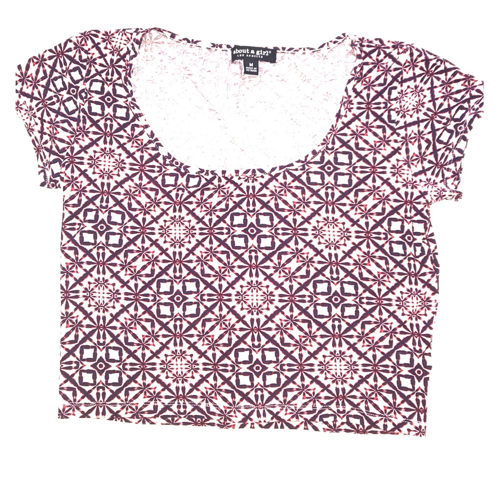 About A Girl | Pink Crop Top (M)